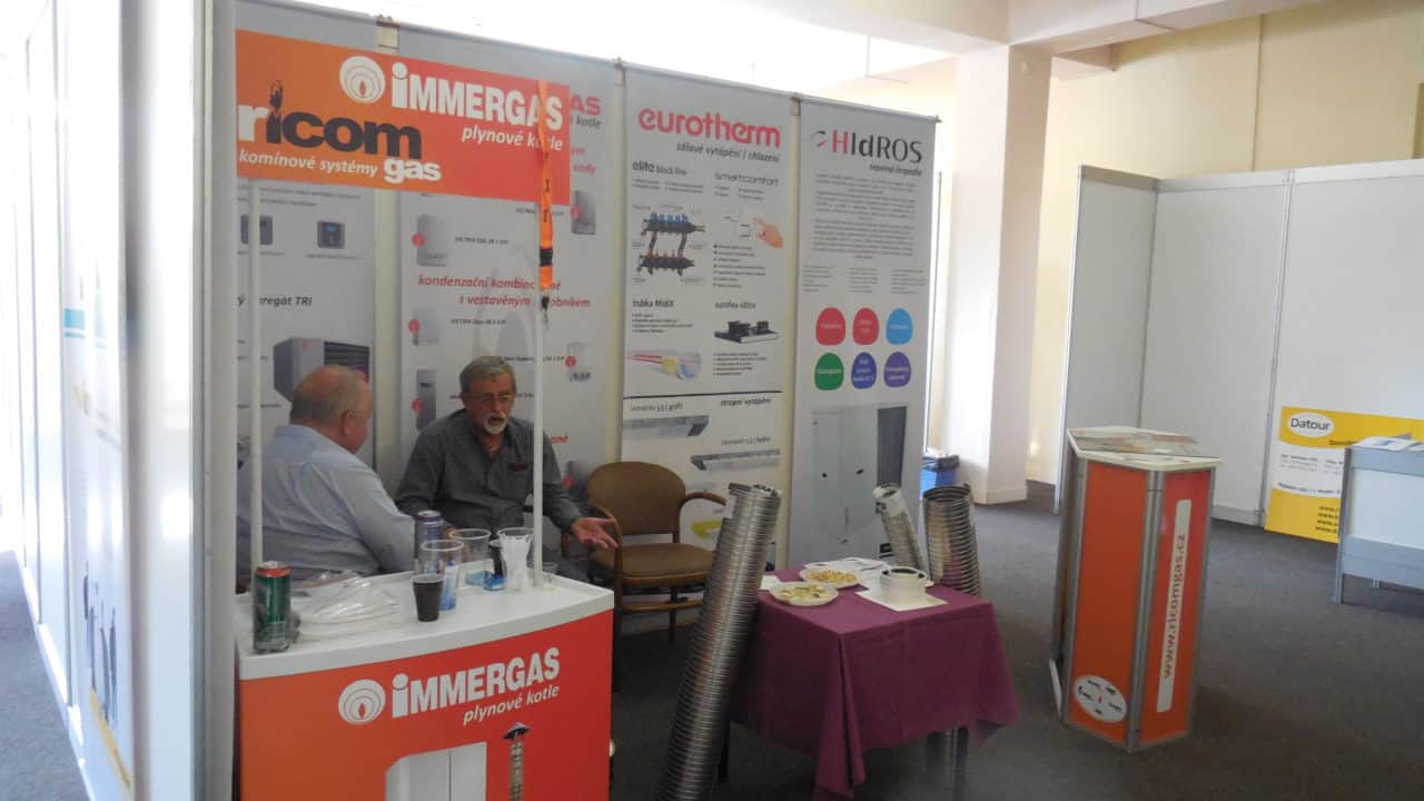 21. stavební výstava Pardubice - podzim 2016 - interiér Immergas