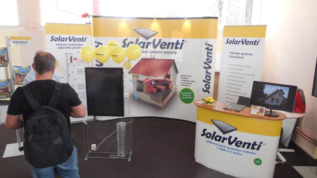 21. stavební výstava Pardubice - podzim 2016 - interiér - Solar Venti