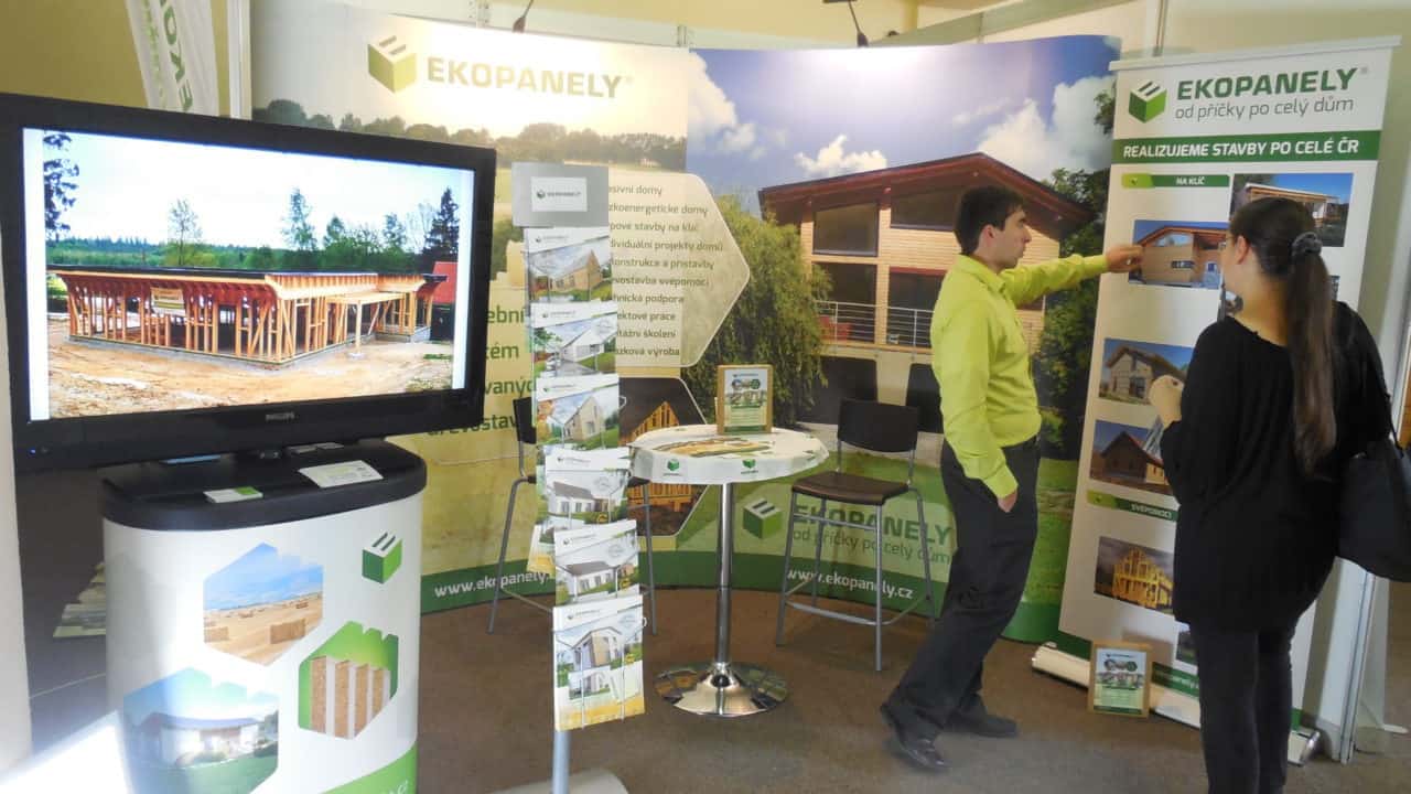 21. stavební výstava Pardubice - podzim 2016 - interiér - Ekopanely