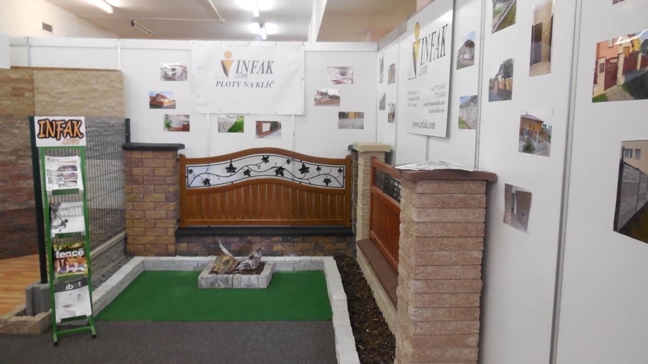 21. stavební výstava Pardubice - podzim 2016 - interiér - ploty 01