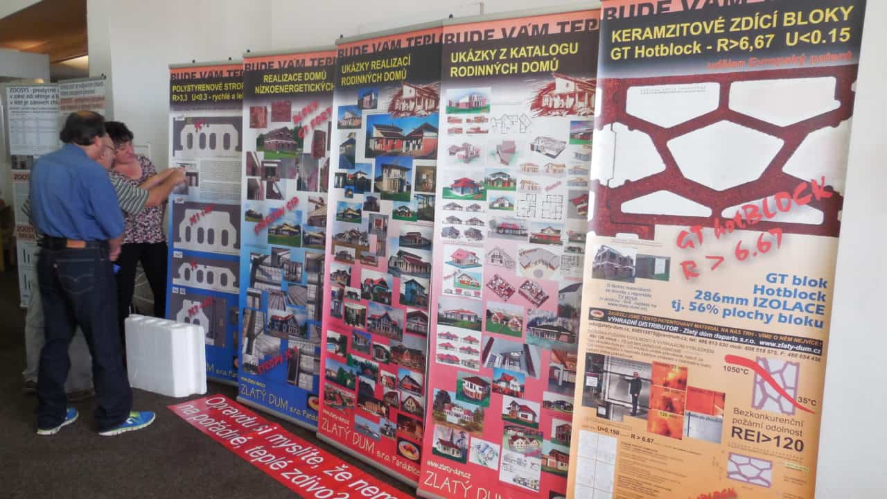 21. stavební výstava Pardubice - podzim 2016 - interiér - Zlatý dům