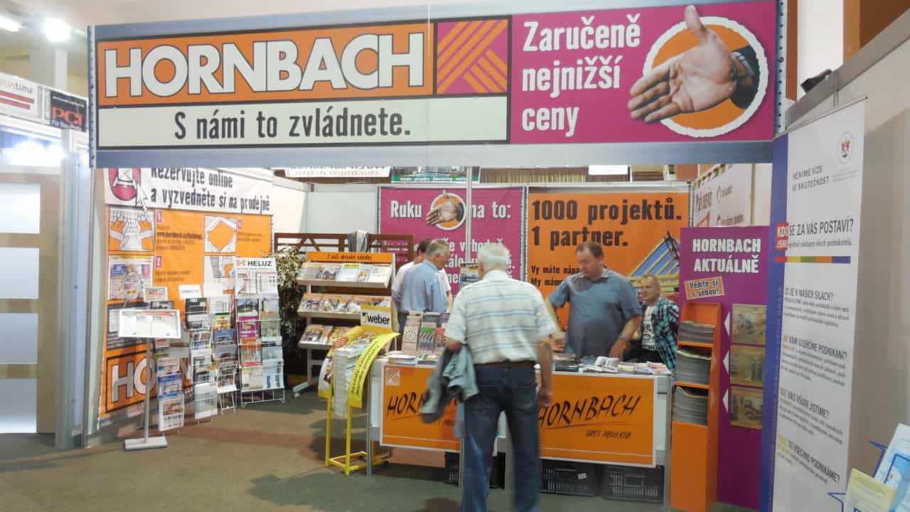 21. stavební výstava Pardubice - podzim 2016 - interiér - HORNBACH