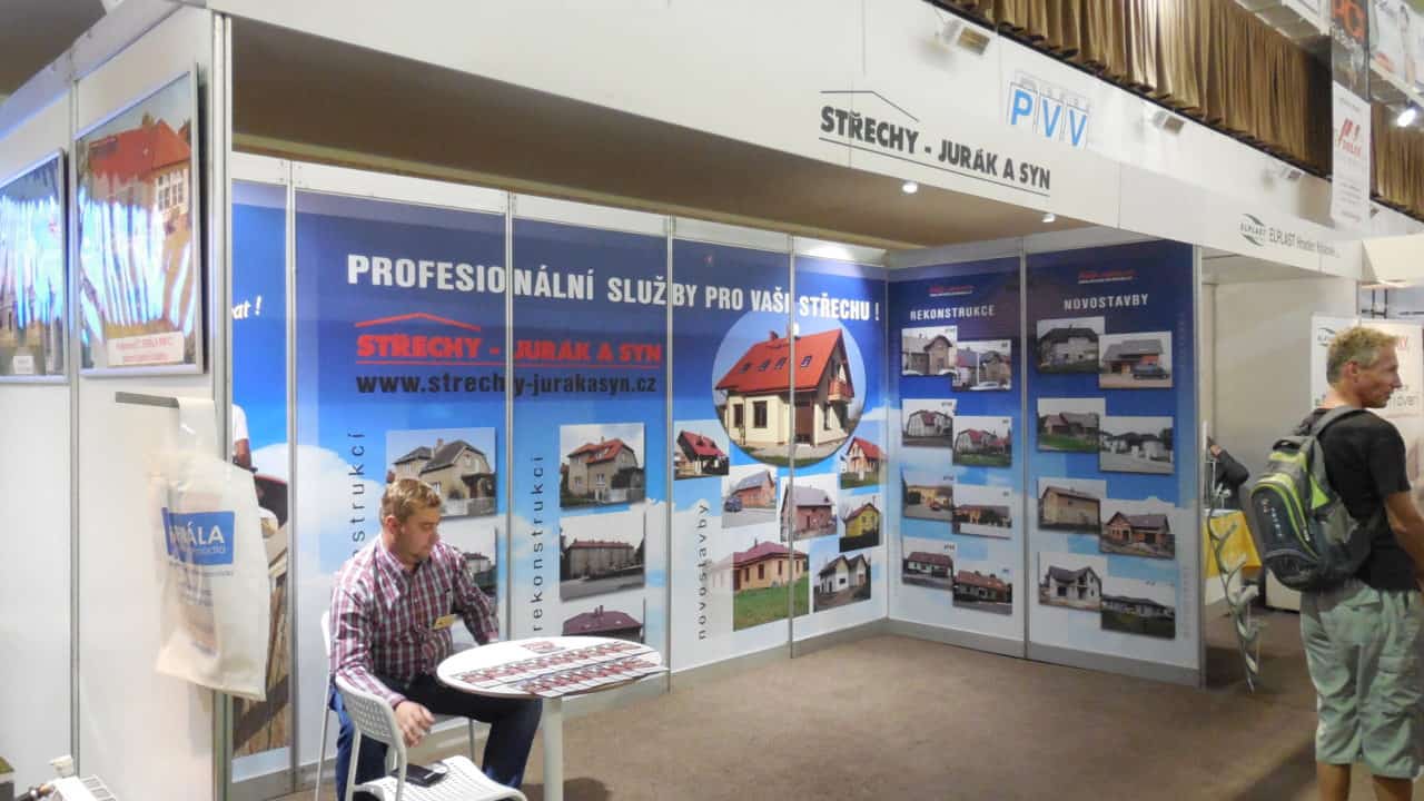 21. stavební výstava Pardubice - podzim 2016 - interiér - Střechy Jurák a syn