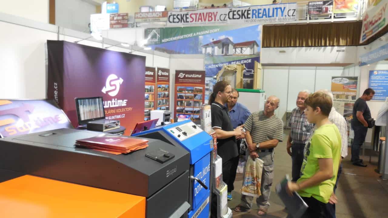 21. stavební výstava Pardubice - podzim 2016 - interiér - kotle