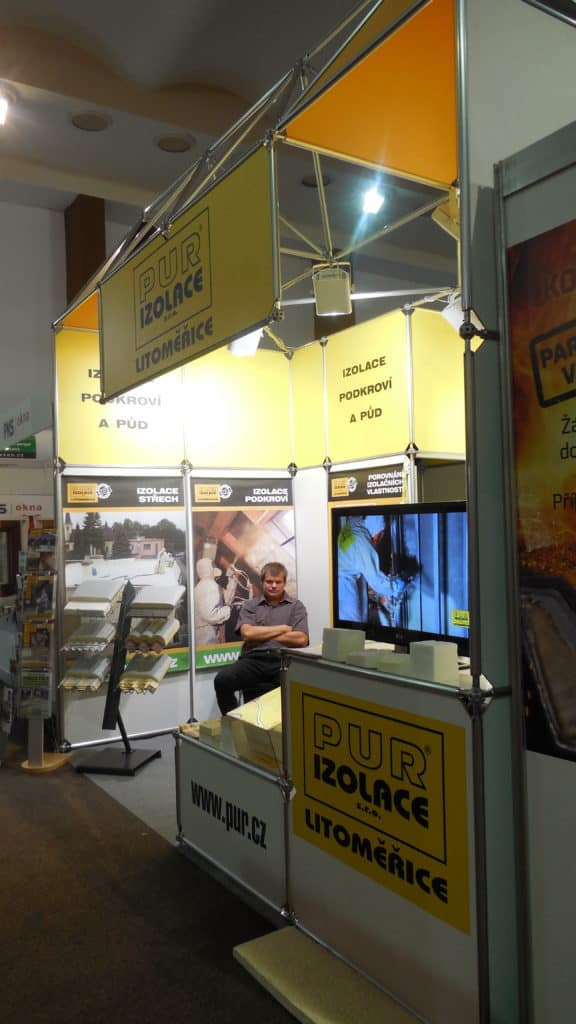 21. stavební výstava Pardubice - podzim 2016 - interiér - PUR izolace