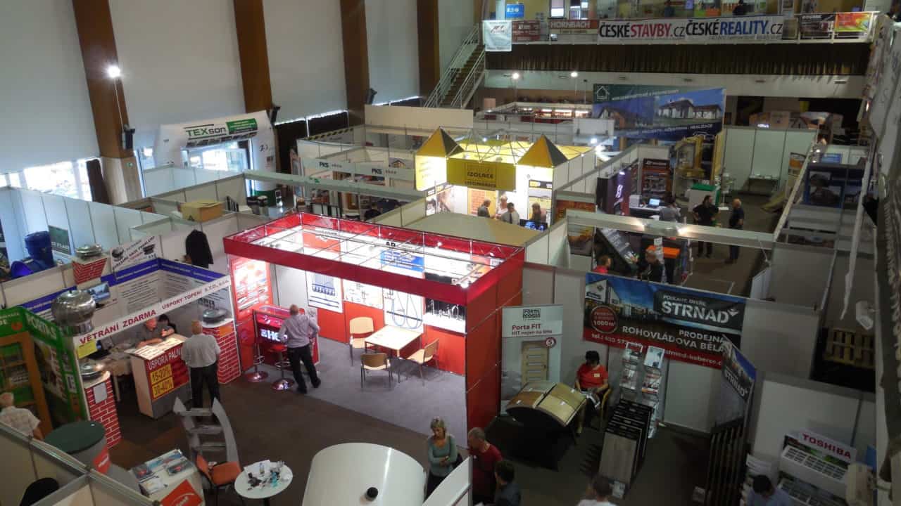 21. stavební výstava Pardubice - podzim 2016 - interiér - hala 04