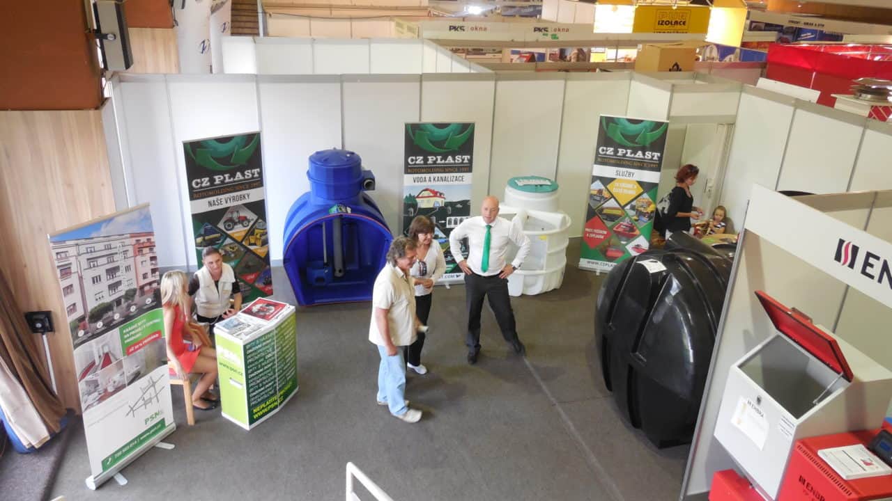 21. stavební výstava Pardubice - podzim 2016 - interiér - CZ Plast