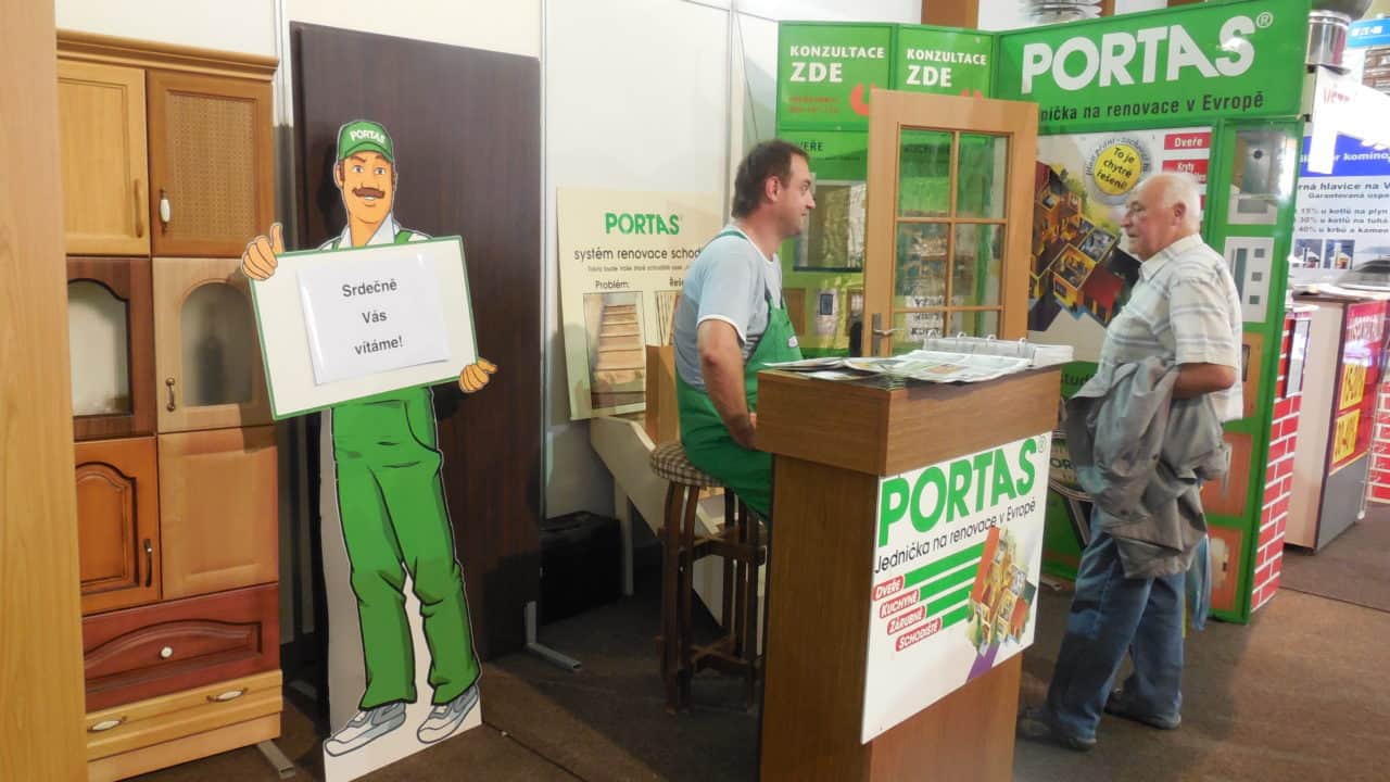 21. stavební výstava Pardubice - podzim 2016 - interiér - PORTAS