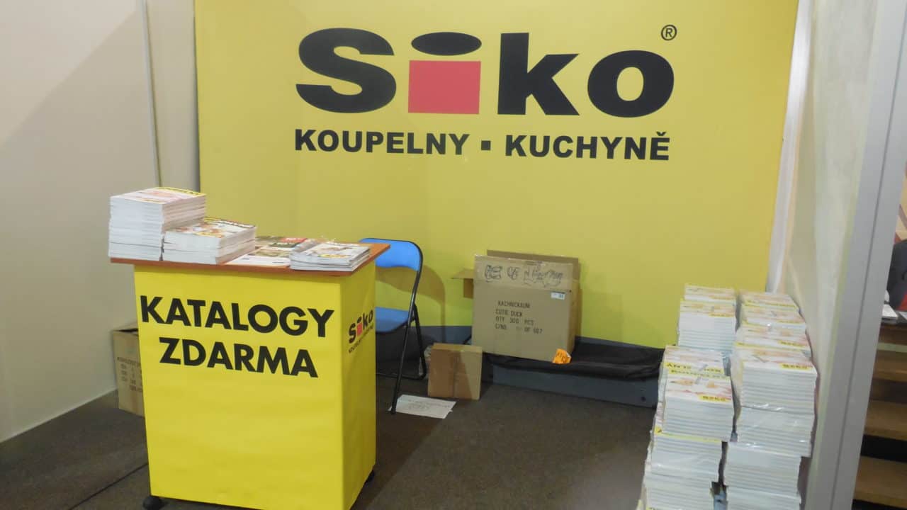 21. stavební výstava Pardubice - podzim 2016 - interiér - tradiční SIKO koupelny kuchyně