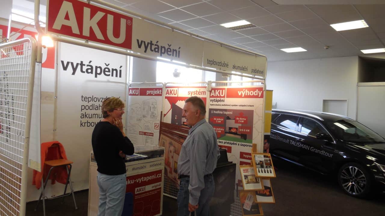 21. stavební výstava Pardubice - podzim 2016 - interiér - AKU vytápění