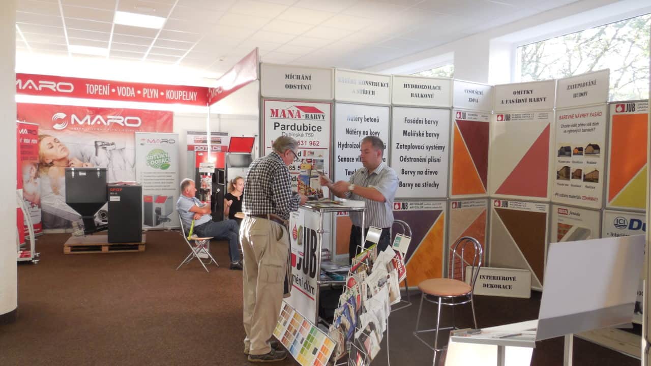 21. stavební výstava Pardubice - podzim 2016 - interiér - MANA barvy, MARO koupelny a sanita