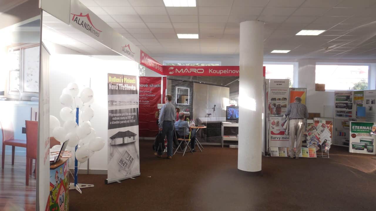 21. stavební výstava Pardubice - podzim 2016 - interiér - Talanda Invest a MARO