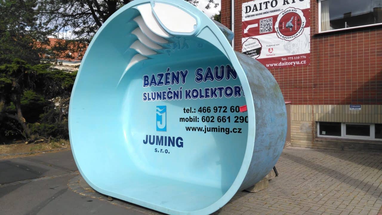 21. stavební výstava Pardubice - podzim 2016 - exteriér JUMING