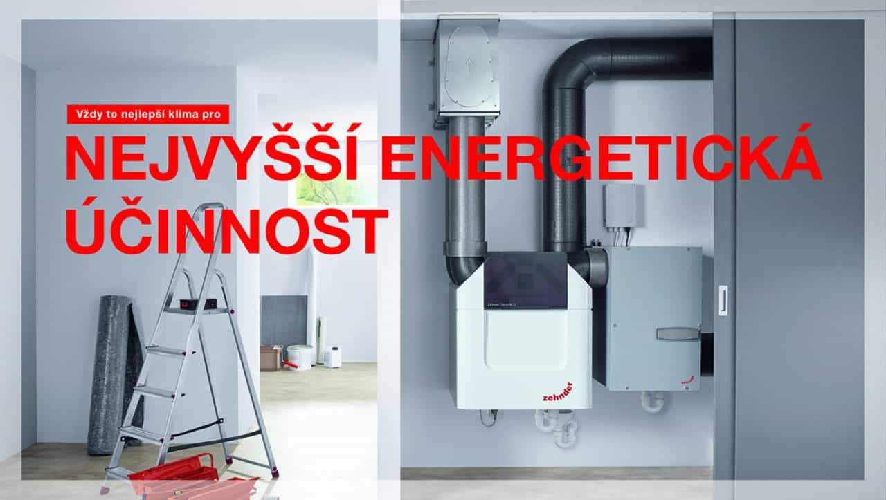 Zehnder - nejvyšší energetická účinnost