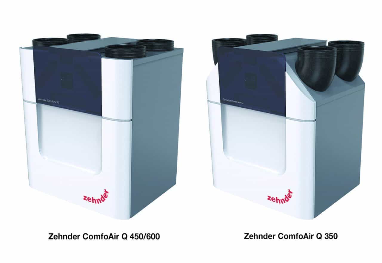 Nové větrací jednotky Zehnder ComfoAir Q