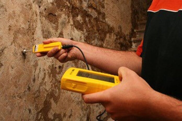 Měření vlhkosti zdiva (Drymat)