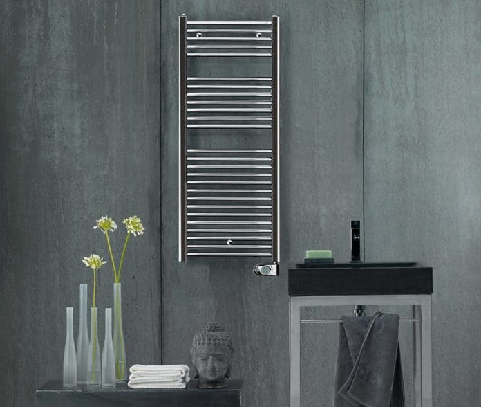 Elektrický radiátor Zehnder Aura chrom