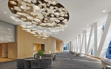Preciosa Lighting rozzářila hotel Conrad ve Washingtonu Preciosa Lighting - Conrad hotel Washington 1