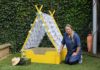 Tipy na zajímavé „recy“ věci – teepee, domeček pro panenky a závěsná lampa Teepee 15 - Marika Mánková - balakrylrecyveci.cz