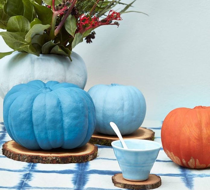 Primalex nápady - 16 barevné dýně, váza na květiny