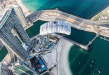 Top bydlení – Dubai – 300m Hotel Address Beach Resort The Address Beach Hotel - pohled shora