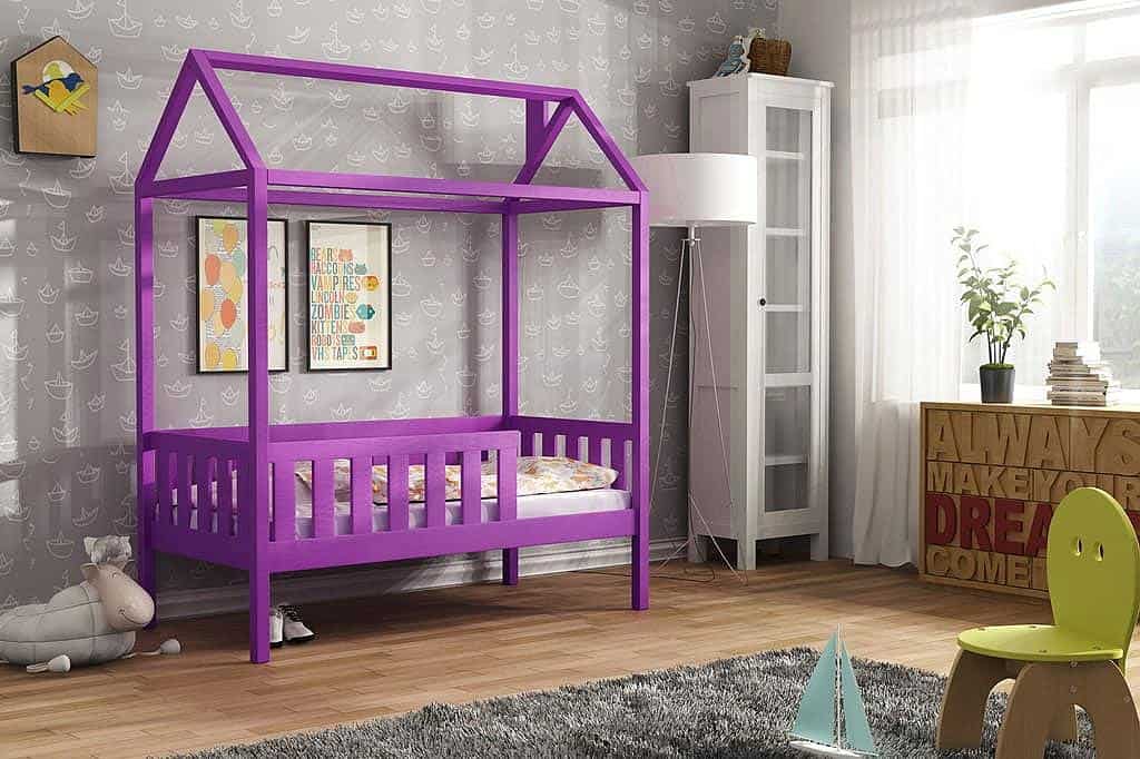 Překvapte dítě parádní barevnou postelí 001
