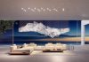 Preciosa Diamond Cloud vyzdvihuje třpyt a jas křišťálu Preciosa Diamond Cloud - vizualizace v moderní vile