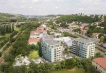 Praha: ceny nových bytů jsou za 5 let vyšší o 50%, nabídka nejnižší za 15 let Ekospol - rezidence Hodkovičky (celkový pohled)