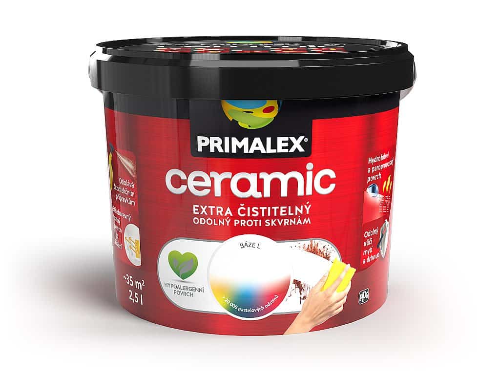 Primalex Ceramic-báze, L 3D 25litrové balení