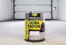 Ochrana betonových povrchů novým nátěrem od Primalexu Primalex Ultra Beton - produkt na podlaze v garáži