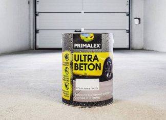 Ochrana betonových povrchů novým nátěrem od Primalexu Primalex Ultra Beton - produkt na podlaze v garáži