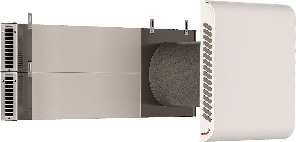 Decentrální větrací jednotka Zehnder ComfoSpot 50 s okenním modulem do ostění