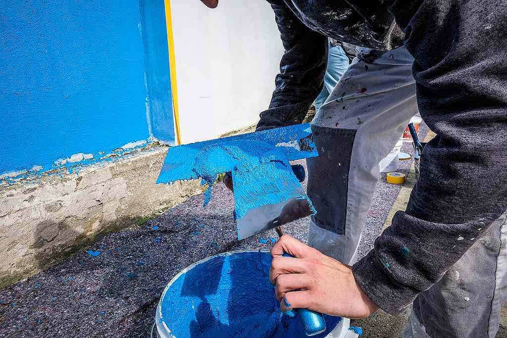 Primalex - nanášení dekorativní omítky