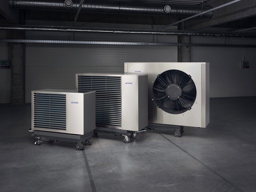 Tepelná čerpadla Acond, ukázka designu modelů