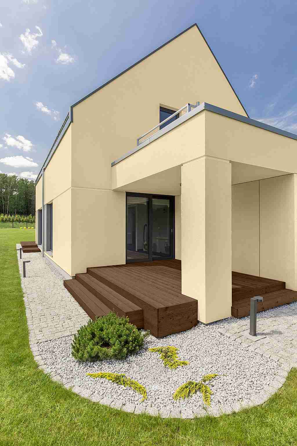 Barva roku 2024, Limitless, na fasádě (Primalex)