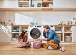 3 tipy na úsporné praní. Šetří peníze i energie Pračky a sušičky BEKO, ilustrační foto rodina
