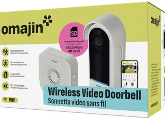 Omajin – nová značka dostupných zařízení pro chytrou domácnost od Netatmo Omajin Wireless Video Doorbell - box