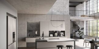 Aktuální trendy pro modernizaci či pořízení nové kuchyně Aktuální, moderní trendy v kuchyních, rok 2025, ilustrační foto moderní kuchyně navázané v obytném prostoru