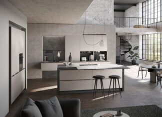 Aktuální trendy pro modernizaci či pořízení nové kuchyně Aktuální, moderní trendy v kuchyních, rok 2025, ilustrační foto moderní kuchyně navázané v obytném prostoru