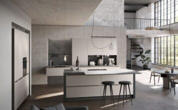 Aktuální trendy pro modernizaci či pořízení nové kuchyně Aktuální, moderní trendy v kuchyních, rok 2025, ilustrační foto moderní kuchyně navázané v obytném prostoru